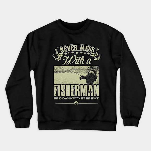 Fishing Crewneck Sweatshirt by hdpro